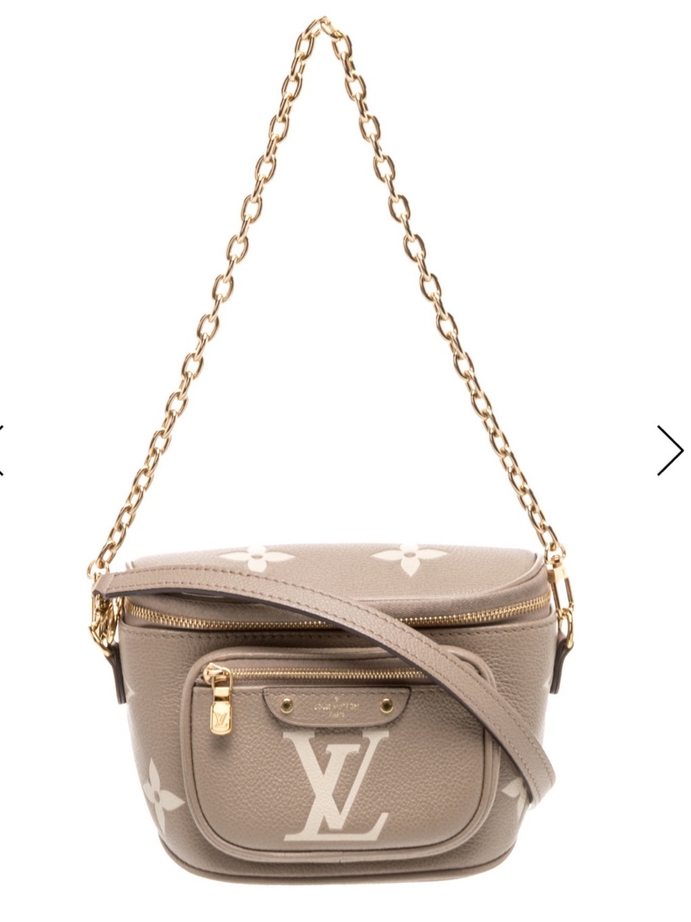 Louis Vuitton mini Bumbag Bicolor Monogram Empreinte Leather